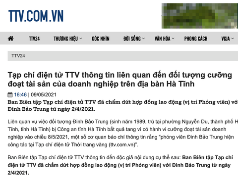 Khởi tố người đàn ông xưng phóng viên nhận tiền doanh nghiệp - Ảnh 1. Khởi tố người đàn ông xưng phóng viên nhận tiền doanh nghiệp - Ảnh 1.