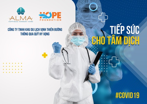 Công ty Vịnh Thiên Đường hướng về những nhân viên y tế nơi tuyến đầu chống dịch - Ảnh 1. Công ty Vịnh Thiên Đường hướng về những nhân viên y tế nơi tuyến đầu chống dịch - Ảnh 1.