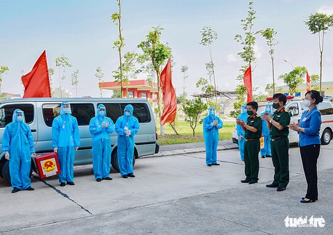 Bầu cử đặc biệt ở Bệnh viện dã chiến số 1 Bắc Ninh - Ảnh 16. Bầu cử đặc biệt ở Bệnh viện dã chiến số 1 Bắc Ninh - Ảnh 16.