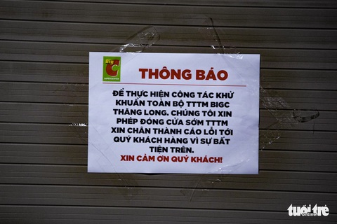 Tạm đóng cửa, phun khử khuẩn siêu thị Big C vì khách F0, bác tin đồn người đàn ông Ấn ngất, nôn ói - Ảnh 3. Tạm đóng cửa, phun khử khuẩn siêu thị Big C vì khách F0, bác tin đồn người đàn ông Ấn ngất, nôn ói - Ảnh 3.