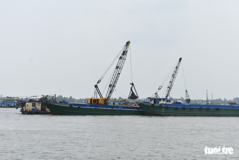 Cao tốc Mỹ Thuận - Cần Thơ chậm tiến độ do thiếu cát - Ảnh 3. Cao tốc Mỹ Thuận - Cần Thơ chậm tiến độ do thiếu cát - Ảnh 3.