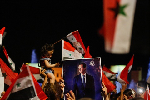 Tổng thống Syria tái đắc cử với 95% phiếu bầu, phương Tây lên án bầu cử thiếu tự do - Ảnh 1. Tổng thống Syria tái đắc cử với 95% phiếu bầu, phương Tây lên án bầu cử thiếu tự do - Ảnh 1.