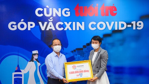 Hơn 10,3 tỉ đồng Cùng Tuổi Trẻ góp vắc xin COVID-19 - Ảnh 1. Hơn 10,3 tỉ đồng Cùng Tuổi Trẻ góp vắc xin COVID-19 - Ảnh 1.