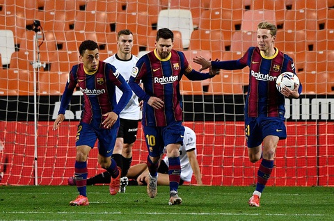 Messi đá phạt ghi bàn đẹp mắt giúp Barca tiếp tục bám đuổi Atletico - Ảnh 1. Messi đá phạt ghi bàn đẹp mắt giúp Barca tiếp tục bám đuổi Atletico - Ảnh 1.