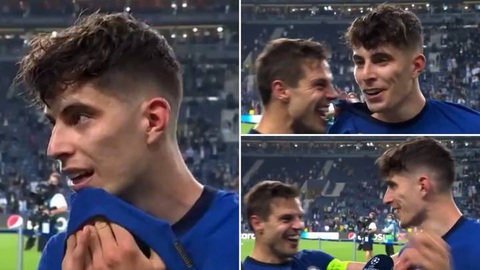 Kai Havertz xin lỗi vì chửi thề trước ống kính truyền hình - Ảnh 1. Kai Havertz xin lỗi vì chửi thề trước ống kính truyền hình - Ảnh 1.
