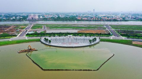 Van Phuc Group đẩy mạnh tiến độ thi công công trình Nhạc Nước trăm tỉ - Ảnh 3. Van Phuc Group đẩy mạnh tiến độ thi công công trình Nhạc Nước trăm tỉ - Ảnh 3.