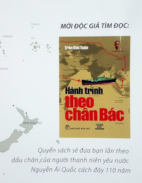 Phát hành bản đồ hành trình 30 năm tìm đường cứu nước của Bác Hồ - Ảnh 3. Phát hành bản đồ hành trình 30 năm tìm đường cứu nước của Bác Hồ - Ảnh 3.