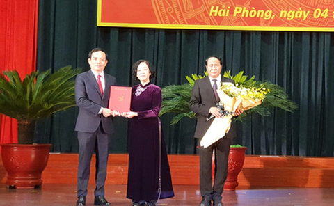 Ông Trần Lưu Quang làm Bí thư Thành ủy Hải Phòng - Ảnh 1. Ông Trần Lưu Quang làm Bí thư Thành ủy Hải Phòng - Ảnh 1.