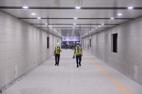 Ngắm diện mạo tầng B1 ga Ba Son của metro số 1 - Ảnh 2. Ngắm diện mạo tầng B1 ga Ba Son của metro số 1 - Ảnh 2.