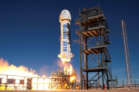 Blue Origin bắt đầu mở bán vé du lịch vũ trụ - Ảnh 1. Blue Origin bắt đầu mở bán vé du lịch vũ trụ - Ảnh 1.