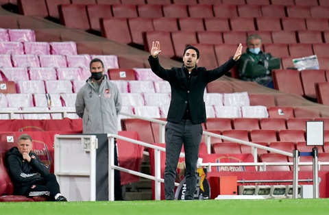 HLV Mikel Arteta: Chúng tôi đã bị tàn phá - Ảnh 1. HLV Mikel Arteta: Chúng tôi đã bị tàn phá - Ảnh 1.