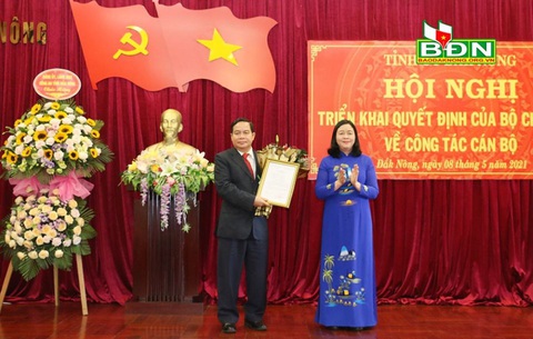 Ông Điểu K’Ré giữ chức phó bí thư Tỉnh ủy Đắk Nông - Ảnh 1. Ông Điểu K’Ré giữ chức phó bí thư Tỉnh ủy Đắk Nông - Ảnh 1.