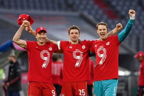 Bayern Munich lần thứ 9 liên tiếp vô địch Bundesliga - Ảnh 1. Bayern Munich lần thứ 9 liên tiếp vô địch Bundesliga - Ảnh 1.