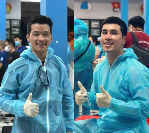 Peter Phạm, Quỳnh Hoa, Quốc Bình... tình nguyện hỗ trợ xét nghiệm COVID-19 ở Gò Vấp - Ảnh 3. Peter Phạm, Quỳnh Hoa, Quốc Bình... tình nguyện hỗ trợ xét nghiệm COVID-19 ở Gò Vấp - Ảnh 3.