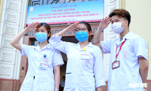1.000 sinh viên y khoa TP.HCM tình nguyện tham gia chống dịch COVID-19 - Ảnh 2. 1.000 sinh viên y khoa TP.HCM tình nguyện tham gia chống dịch COVID-19 - Ảnh 2.
