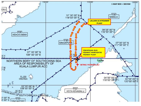 Chiến đấu cơ Malaysia bay lên ngăn chặn 16 máy bay Trung Quốc đe dọa - Ảnh 2. Chiến đấu cơ Malaysia bay lên ngăn chặn 16 máy bay Trung Quốc đe dọa - Ảnh 2.