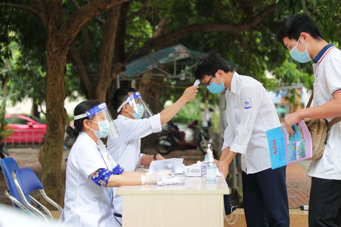 Thi đánh giá năng lực tại ĐH Quốc gia Hà Nội theo phương thức giãn cách - Ảnh 1. Thi đánh giá năng lực tại ĐH Quốc gia Hà Nội theo phương thức giãn cách - Ảnh 1.