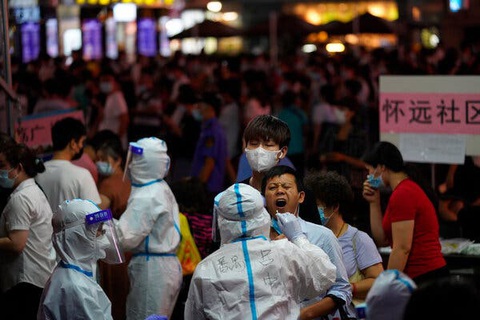 Dập biến thể virus Ấn Độ, Quảng Châu xét nghiệm 18 triệu dân trong 3 ngày - Ảnh 1. Dập biến thể virus Ấn Độ, Quảng Châu xét nghiệm 18 triệu dân trong 3 ngày - Ảnh 1.