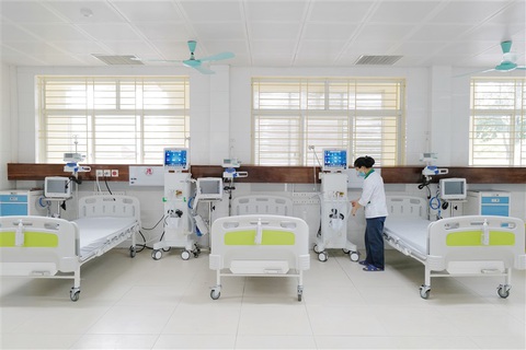 Đưa vào hoạt động Trung tâm ICU điều trị bệnh nhân COVID-19 nặng tại Bắc Ninh - Ảnh 2. Đưa vào hoạt động Trung tâm ICU điều trị bệnh nhân COVID-19 nặng tại Bắc Ninh - Ảnh 2.