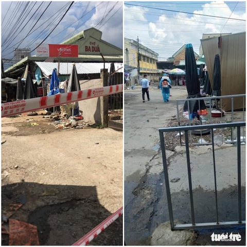Bà bán thịt heo nghi mắc COVID-19, chợ Ba Dừa bị phong tỏa - Ảnh 1. Bà bán thịt heo nghi mắc COVID-19, chợ Ba Dừa bị phong tỏa - Ảnh 1.