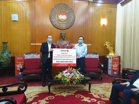 Vietlott chung tay ủng hộ Quỹ Vắc-xin phòng chống COVID-19 - Ảnh 3. Vietlott chung tay ủng hộ Quỹ Vắc-xin phòng chống COVID-19 - Ảnh 3.