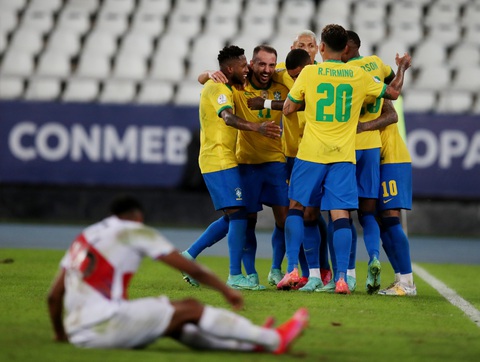 Neymar lập công giúp Brazil thắng 4 sao - Ảnh 1. Neymar lập công giúp Brazil thắng 4 sao - Ảnh 1.