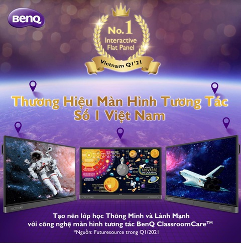 BenQ giữ vị trí số một thị phần màn hình tương tác IFP - Ảnh 1. BenQ giữ vị trí số một thị phần màn hình tương tác IFP - Ảnh 1.