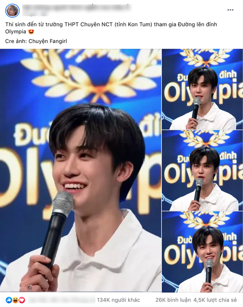 Thí sinh vạn người mê của Đường lên đỉnh Olympia là ca sĩ Hàn Quốc? - Ảnh 1. Thí sinh vạn người mê của Đường lên đỉnh Olympia là ca sĩ Hàn Quốc? - Ảnh 1.