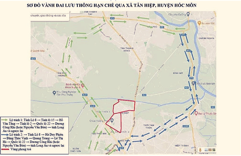 Xe cộ qua lại khu vực phong tỏa chống dịch COVID-19 huyện Hóc Môn ra sao? - Ảnh 1. Xe cộ qua lại khu vực phong tỏa chống dịch COVID-19 huyện Hóc Môn ra sao? - Ảnh 1.