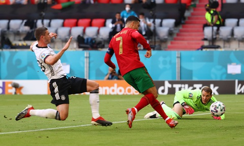 Ronaldo ghi bàn nhưng Bồ Đào Nha sụp đổ sau 2 pha phản lưới nhà trong 4 phút - Ảnh 1. Ronaldo ghi bàn nhưng Bồ Đào Nha sụp đổ sau 2 pha phản lưới nhà trong 4 phút - Ảnh 1.