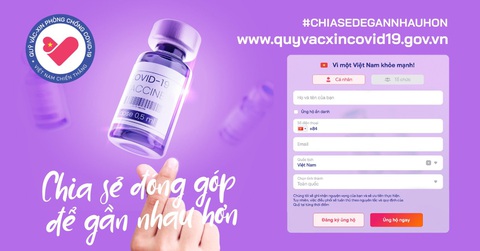 Nhiều hình thức ủng hộ trên website Quỹ Vắc xin - Ảnh 1. Nhiều hình thức ủng hộ trên website Quỹ Vắc xin - Ảnh 1.