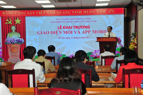 Ra mắt app di động mới báo điện tử Đảng Cộng sản Việt Nam - Ảnh 1. Ra mắt app di động mới báo điện tử Đảng Cộng sản Việt Nam - Ảnh 1.