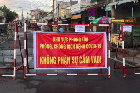 Ca nhiễm kinh doanh ở Nhơn Trạch, 300 hộ dân bị phong tỏa - Ảnh 1. Ca nhiễm kinh doanh ở Nhơn Trạch, 300 hộ dân bị phong tỏa - Ảnh 1.