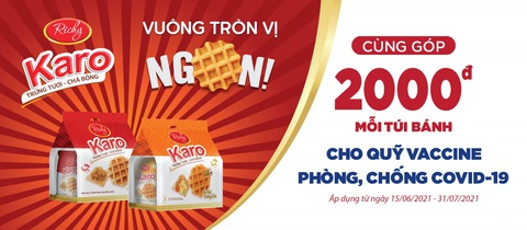 Karo phát động chương trình ủng hộ quỹ Vaccine phòng chống COVID-19 - Ảnh 2. Karo phát động chương trình ủng hộ quỹ Vaccine phòng chống COVID-19 - Ảnh 2.