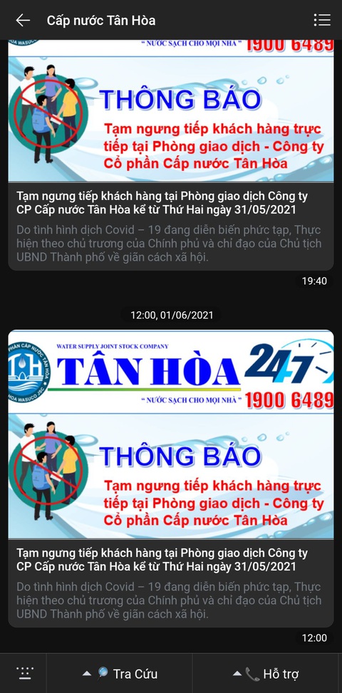 Cấp nước Tân Hòa ứng dụng Zalo OA nâng chất lượng phục vụ khách hàng - Ảnh 2. Cấp nước Tân Hòa ứng dụng Zalo OA nâng chất lượng phục vụ khách hàng - Ảnh 2.