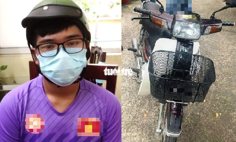 Bắt hai nam thanh niên thua độ bóng đá, cầm dao đi cướp xe ở Tân Bình - Ảnh 1. Bắt hai nam thanh niên thua độ bóng đá, cầm dao đi cướp xe ở Tân Bình - Ảnh 1.