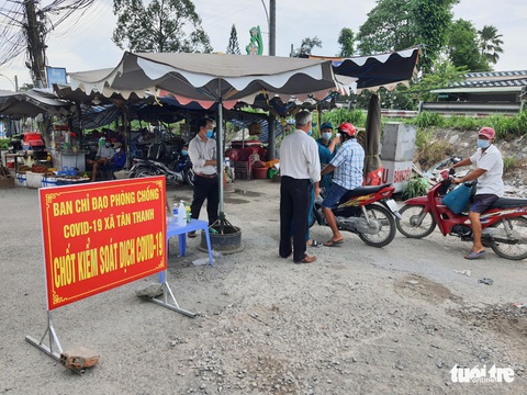 Tiền Giang thêm 6 ca nghi mắc COVID-19 liên quan đến nữ bệnh nhân 45 tuổi - Ảnh 1. Tiền Giang thêm 6 ca nghi mắc COVID-19 liên quan đến nữ bệnh nhân 45 tuổi - Ảnh 1.