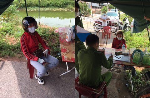 Tạm giữ hình sự nữ shipper cầm gạch tấn công cán bộ chốt kiểm dịch - Ảnh 1. Tạm giữ hình sự nữ shipper cầm gạch tấn công cán bộ chốt kiểm dịch - Ảnh 1.