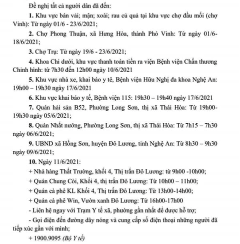 Nghệ An có ca COVID-19 mới là người bán rau ở chợ đầu mối Vinh - Ảnh 3. Nghệ An có ca COVID-19 mới là người bán rau ở chợ đầu mối Vinh - Ảnh 3.