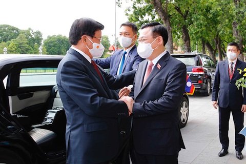 Việt Nam, Lào bàn về Biển Đông và nguồn nước Mekong - Ảnh 2. Việt Nam, Lào bàn về Biển Đông và nguồn nước Mekong - Ảnh 2.