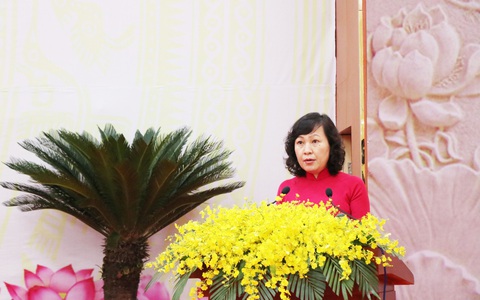 Bà Huỳnh Thị Hằng tái đắc cử chủ tịch HĐND tỉnh Bình Phước - Ảnh 1. Bà Huỳnh Thị Hằng tái đắc cử chủ tịch HĐND tỉnh Bình Phước - Ảnh 1.