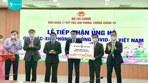 CJ Vina Agri ủng hộ 4 tỉ đồng vào Quỹ vắc xin phòng chống COVID-19 - Ảnh 1. CJ Vina Agri ủng hộ 4 tỉ đồng vào Quỹ vắc xin phòng chống COVID-19 - Ảnh 1.