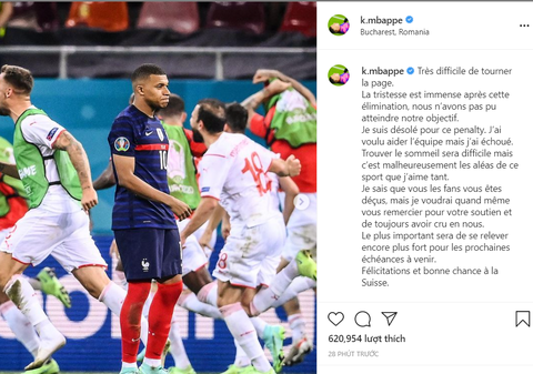 Mbappe: Tôi xin lỗi vì đá hỏng penalty - Ảnh 1.