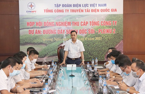 Đóng điện đường dây 500KV mạch 3, đoạn Dốc Sỏi - Pleiku 2 - Ảnh 2. Đóng điện đường dây 500KV mạch 3, đoạn Dốc Sỏi - Pleiku 2 - Ảnh 2.