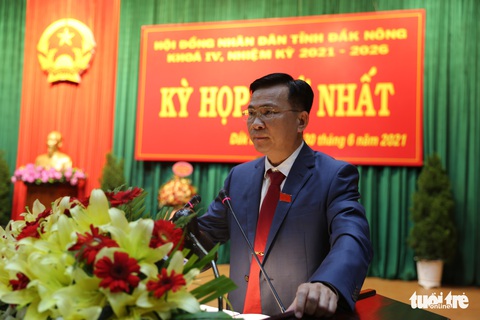 Ông Hồ Văn Mười được bầu làm chủ tịch tỉnh Đắk Nông - Ảnh 1. Ông Hồ Văn Mười được bầu làm chủ tịch tỉnh Đắk Nông - Ảnh 1.