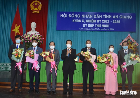 Ông Lê Văn Nưng làm chủ tịch HĐND tỉnh An Giang nhiệm kỳ 2021-2026 - Ảnh 1. Ông Lê Văn Nưng làm chủ tịch HĐND tỉnh An Giang nhiệm kỳ 2021-2026 - Ảnh 1.