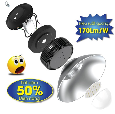 Ensol ra mắt đèn LED Highbay siêu bền, siêu tiết kiệm điện - Ảnh 3. Ensol ra mắt đèn LED Highbay siêu bền, siêu tiết kiệm điện - Ảnh 3.