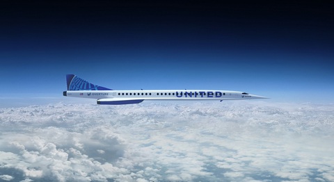 Hãng United Airlines sẽ sớm chở khách bằng máy bay siêu thanh - Ảnh 1. Hãng United Airlines sẽ sớm chở khách bằng máy bay siêu thanh - Ảnh 1.