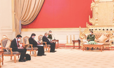 Lãnh đạo quân sự Myanmar: Chỉ bầu cử khi tình hình trở lại bình thường - Ảnh 1. Lãnh đạo quân sự Myanmar: Chỉ bầu cử khi tình hình trở lại bình thường - Ảnh 1.