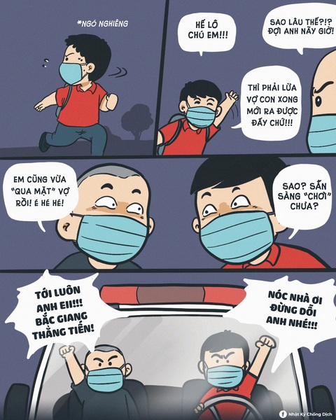Mẹ đi chống dịch, đừng để đói bụng nhé vào tranh vẽ - Ảnh 6. Mẹ đi chống dịch, đừng để đói bụng nhé vào tranh vẽ - Ảnh 6.